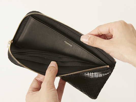 L-zip long wallet