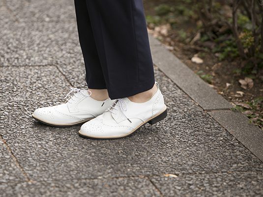 Trad 撥水レザー メダリオンシューズ スタイルストア