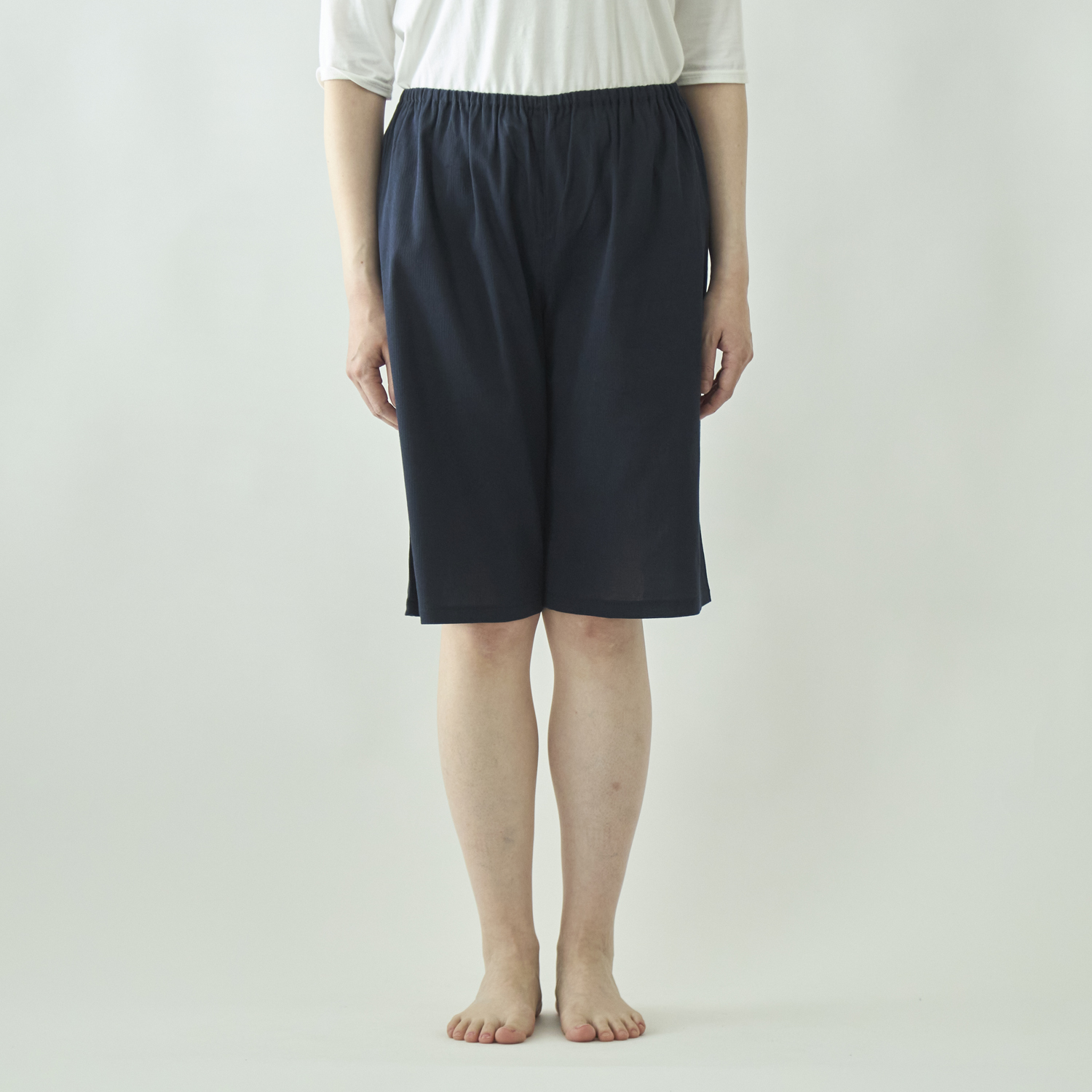 涼綿/高島ちぢみの汗取りペチコートパンツ