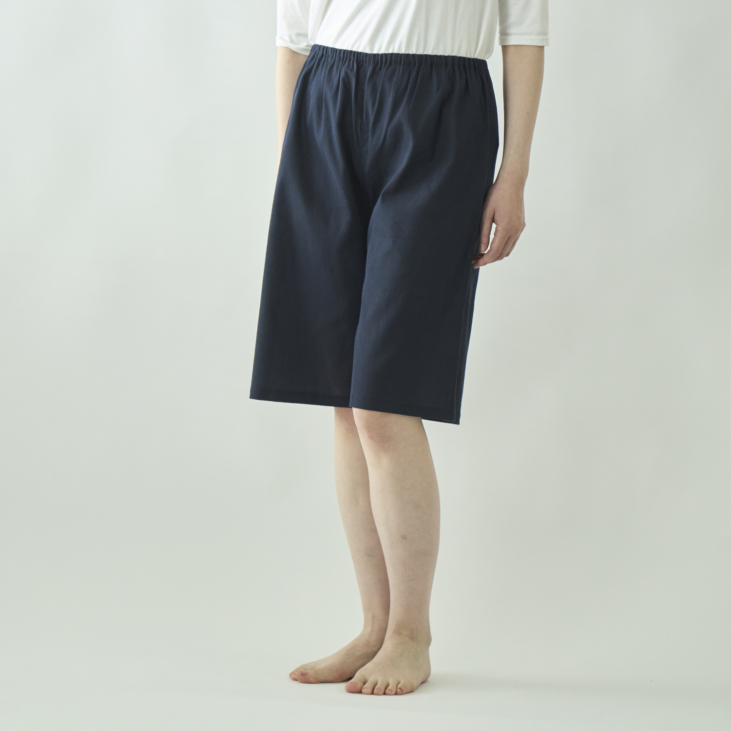 涼綿/高島ちぢみの汗取りペチコートパンツ