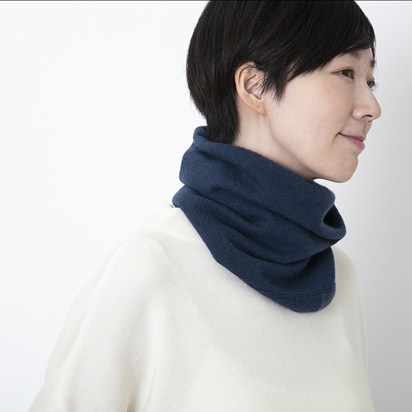 【新聞掲載商品】el alto/カシミヤ100%リブスヌード