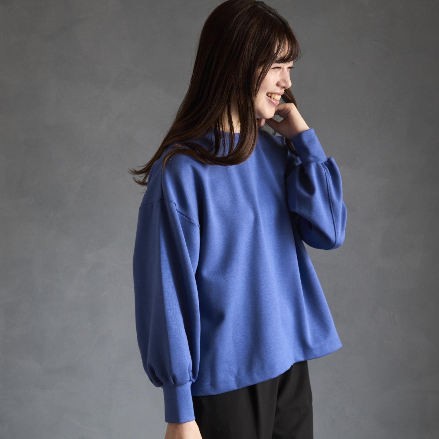 Kilka/家で洗えてシワになりにくいあったかプルオーバー