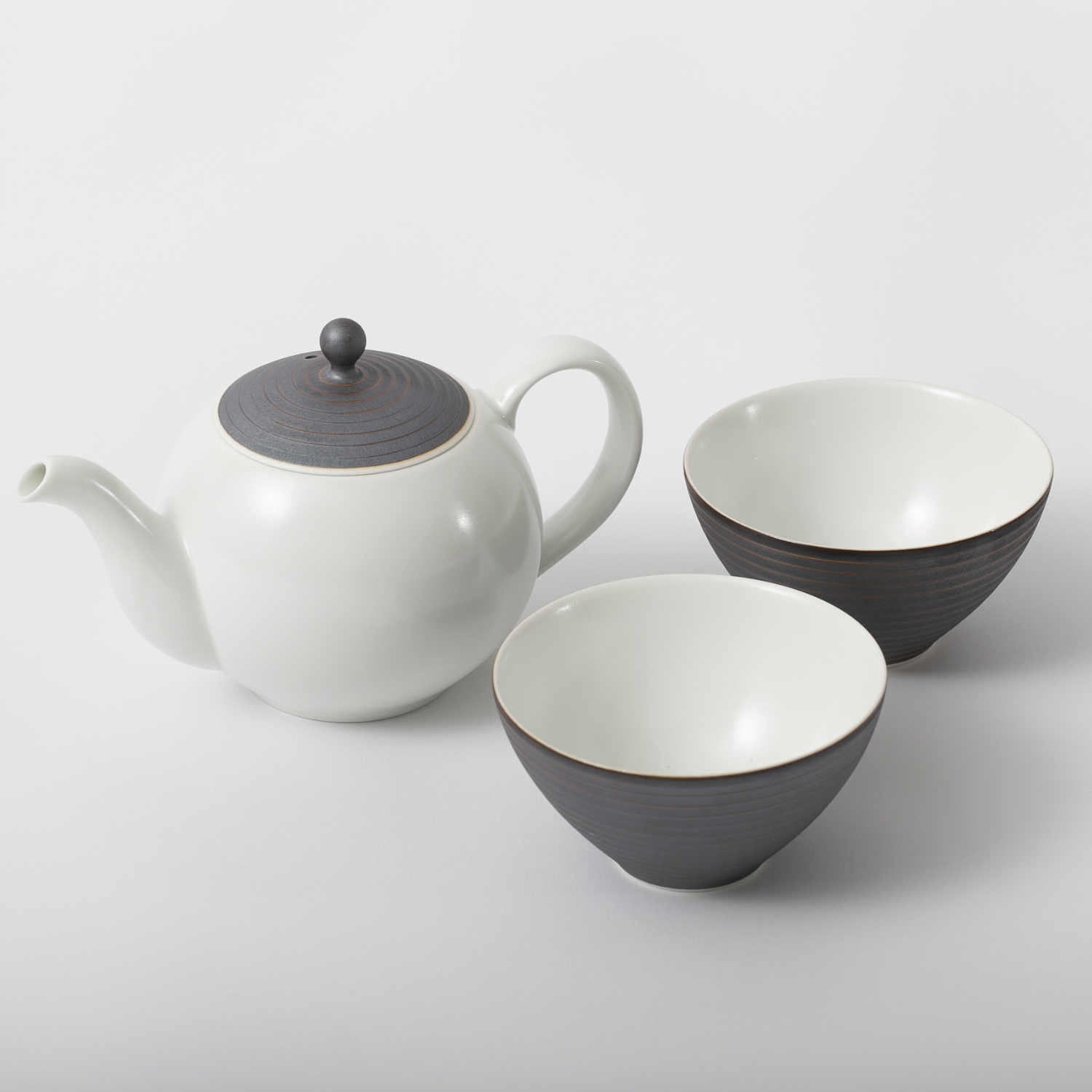 KIHARA/こだわりの茶葉ポットと湯呑2個セット - どんなお茶でも美味しく淹れられるポット