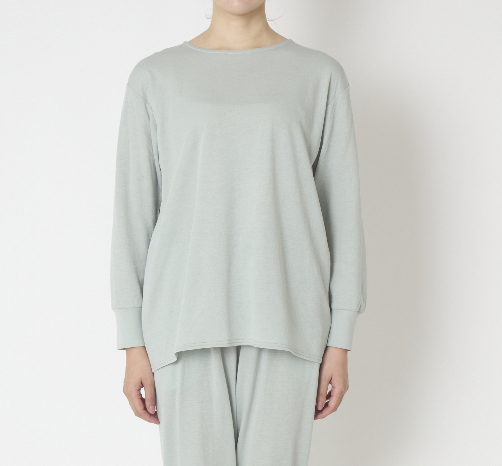 伸びるコットンガーゼのパジャマ兼ルームウェア プルオーバー レディース