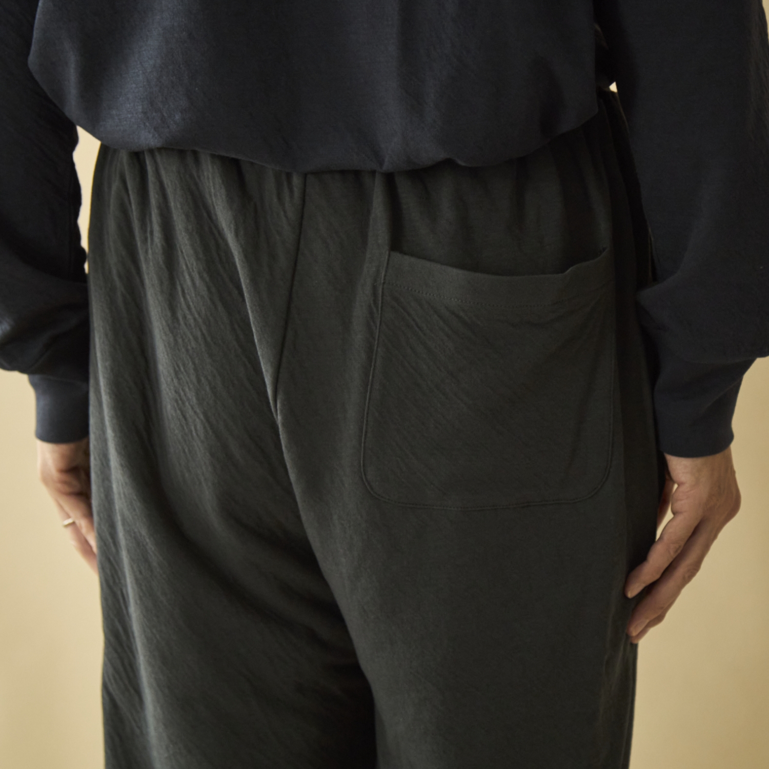 伸びるコットンガーゼのパジャマ兼ルームウェア パンツ メンズ