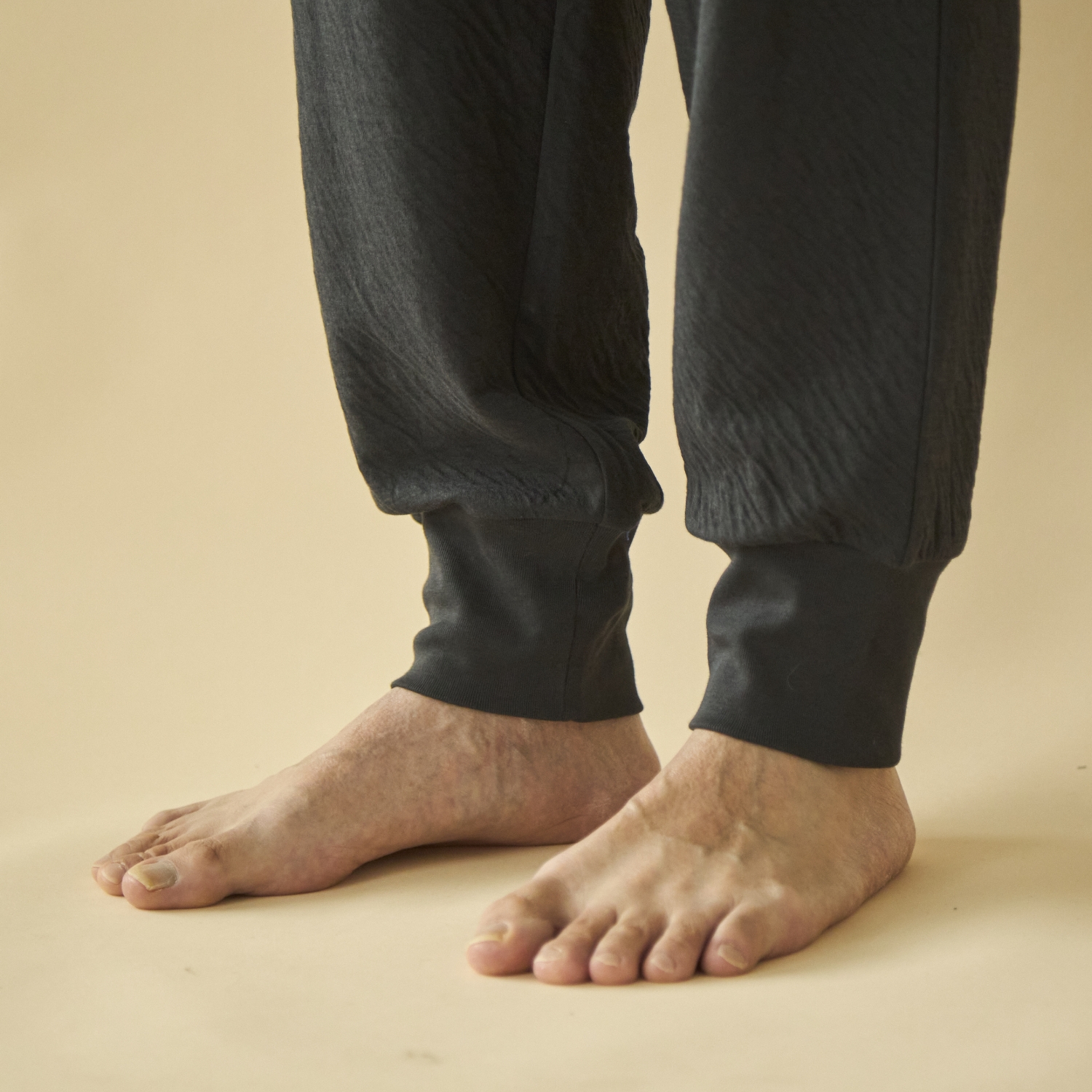 伸びるコットンガーゼのパジャマ兼ルームウェア パンツ メンズ