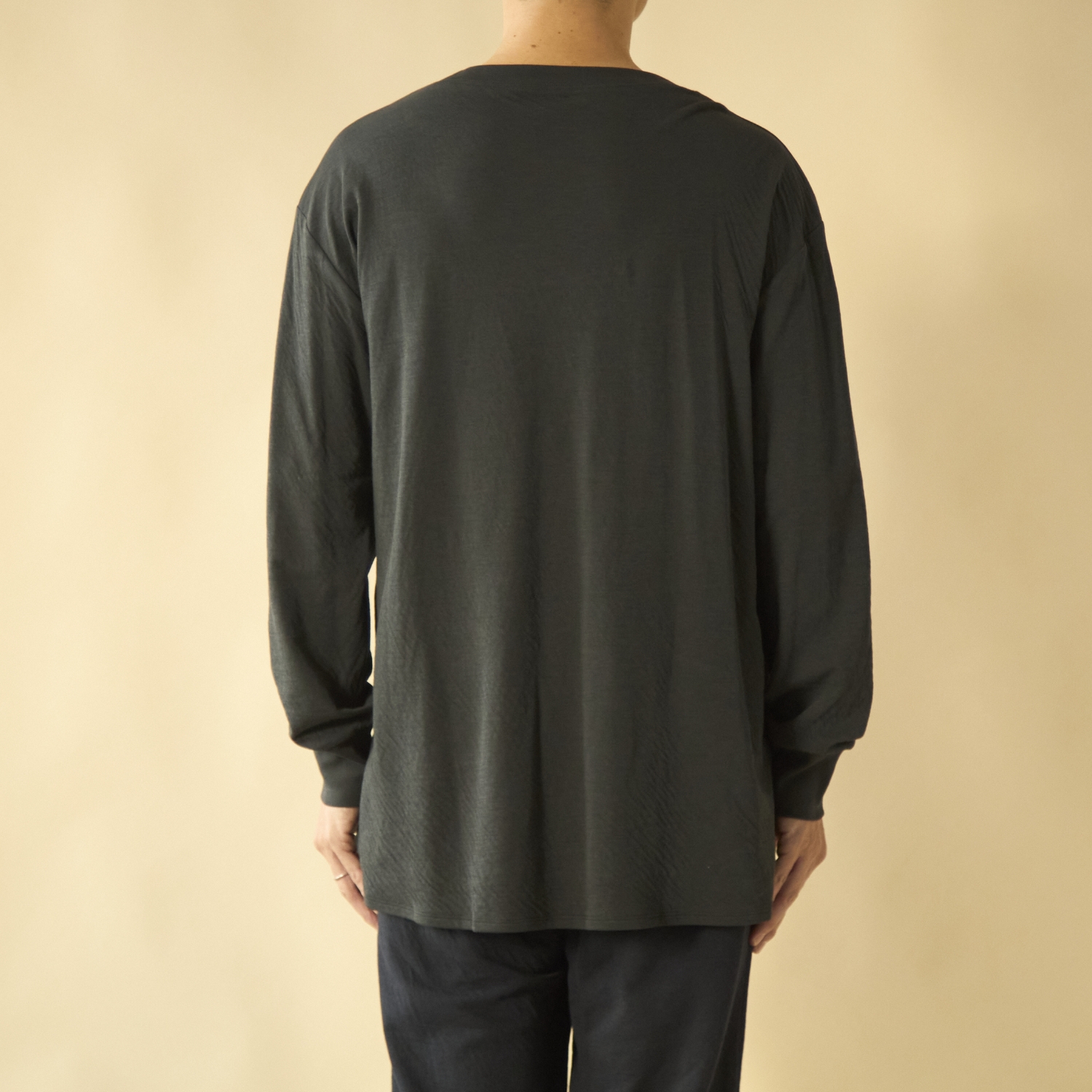 伸びるコットンガーゼのパジャマ兼ルームウェア プルオーバー メンズ