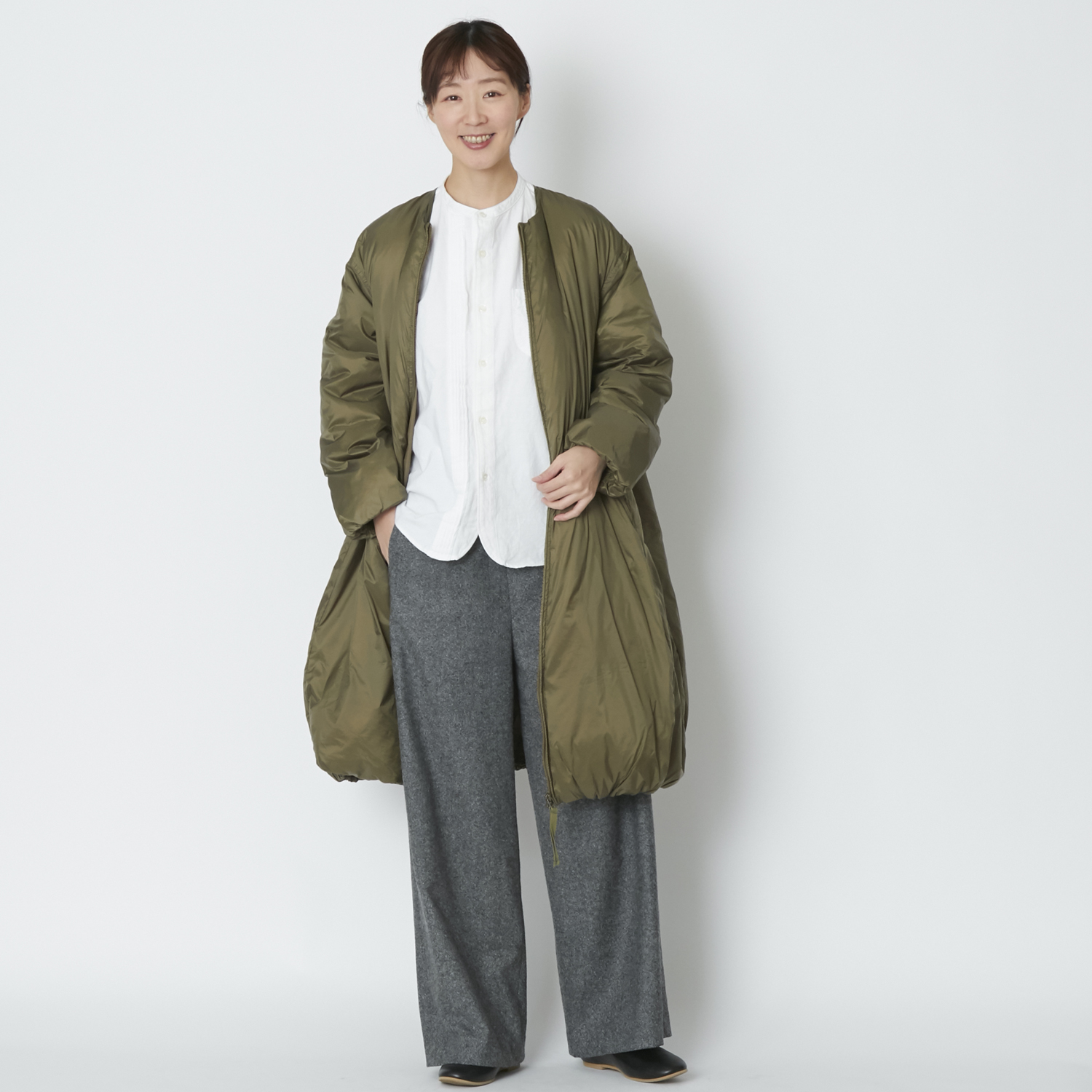 21AW IENA MANTECO PURE ダブルフェイス ステンカラーコート 定価 ...