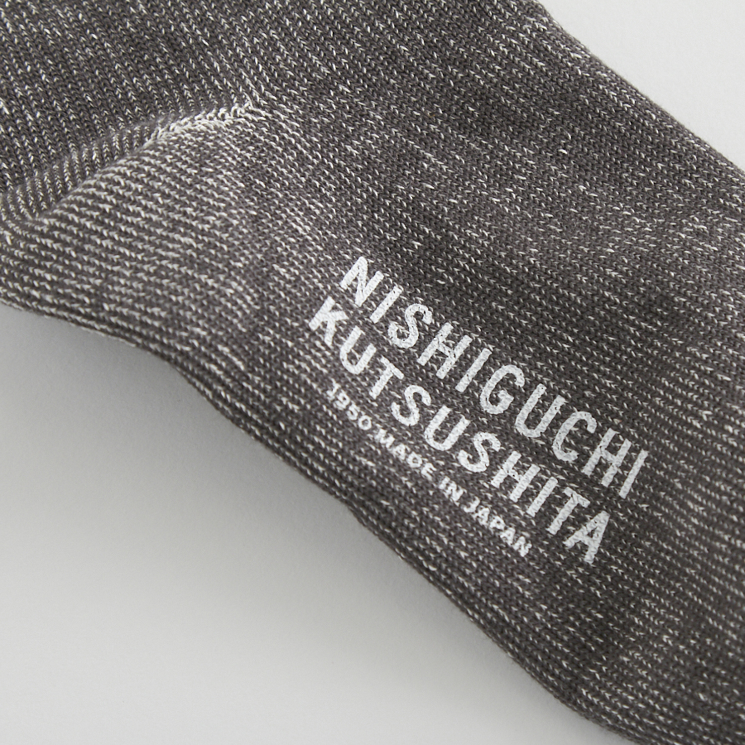 NISHIGUCHI KUTSUSHITA/シルクコットンホームソックス S