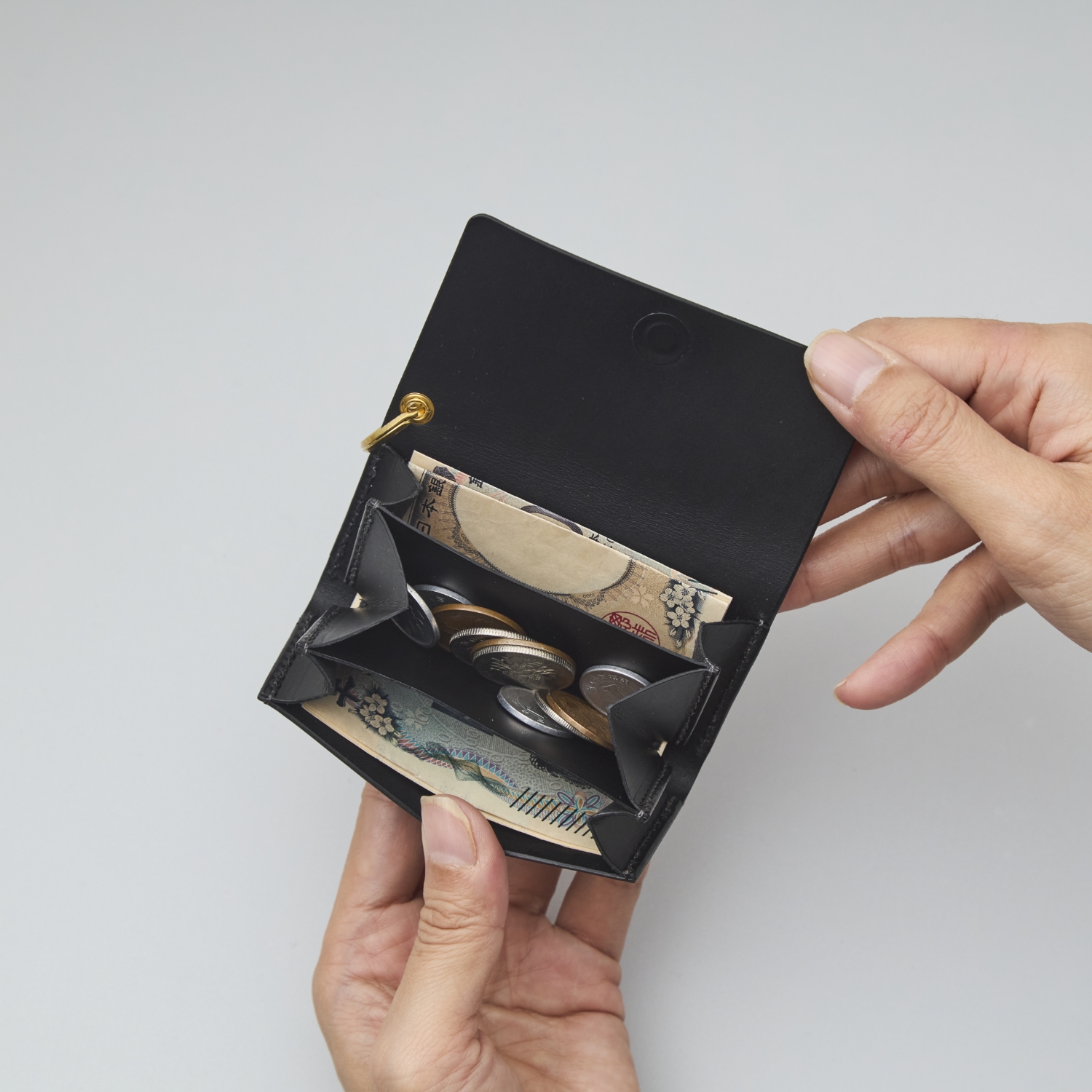 SAFUJI/キー付きミニ財布