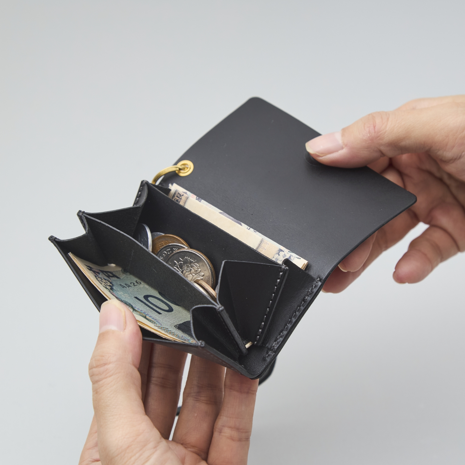 SAFUJI/キー付きミニ財布