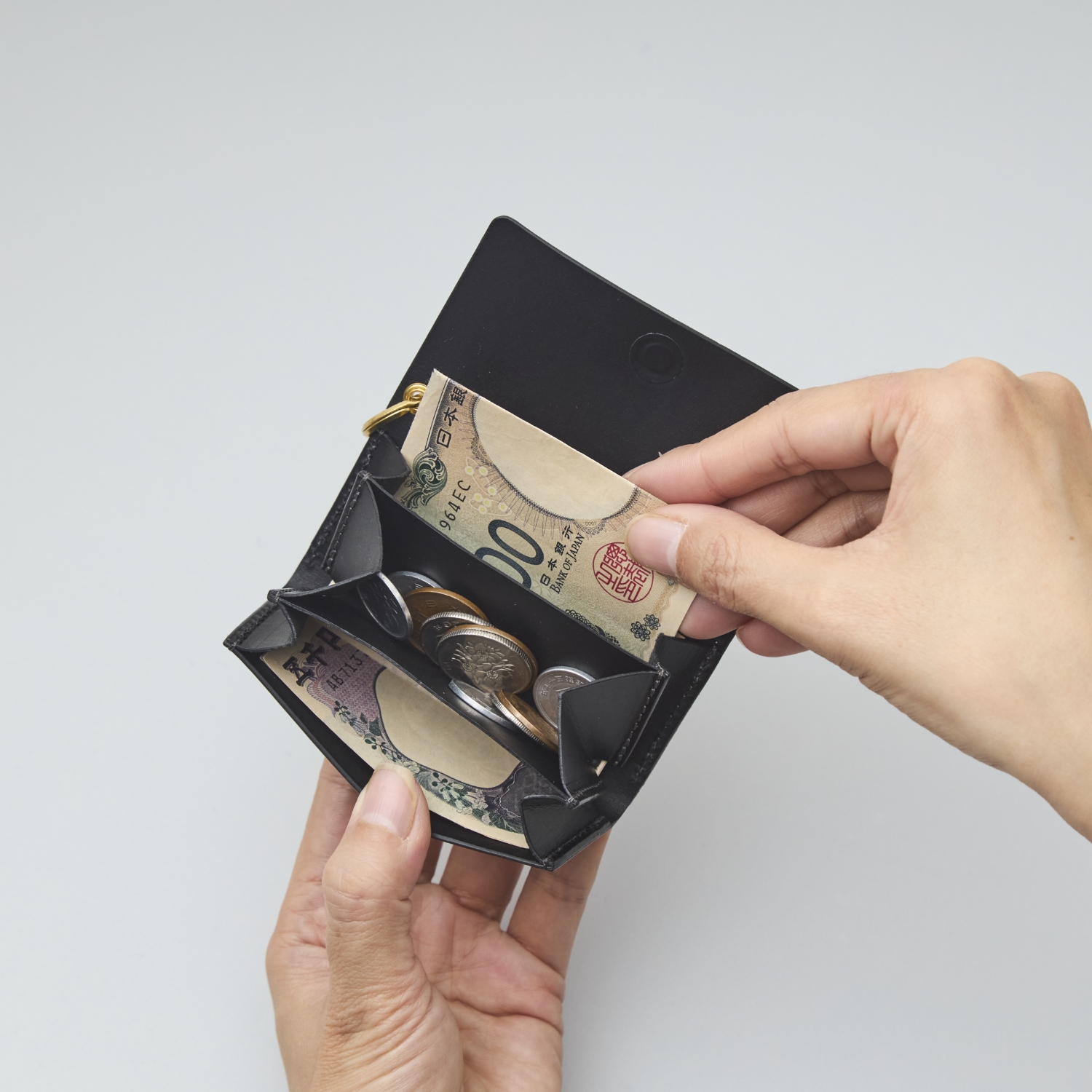 SAFUJI/キー付きミニ財布