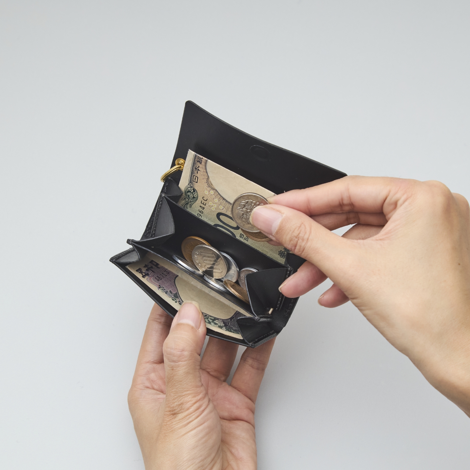 SAFUJI/キー付きミニ財布