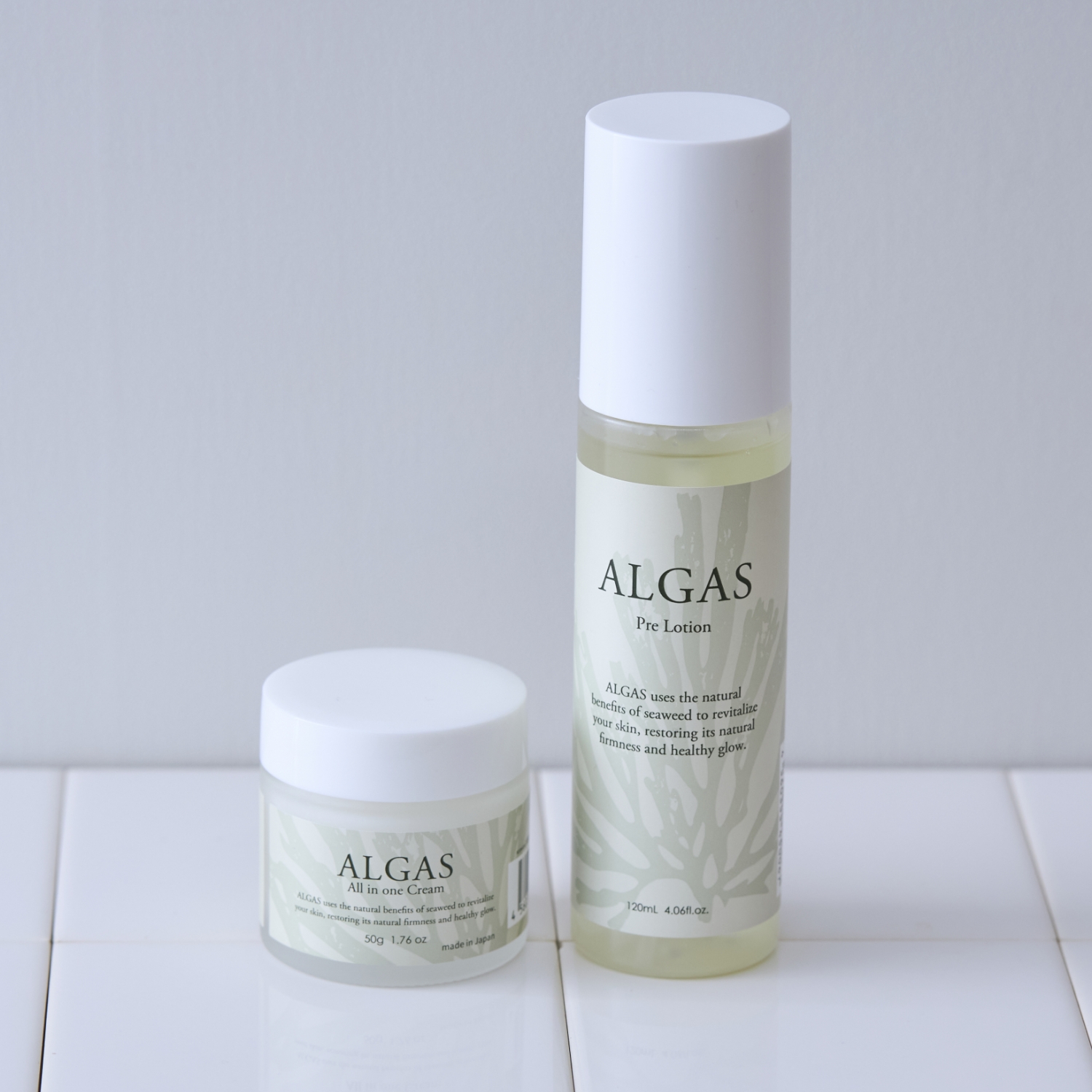 ALGAS オールインワンクリームとプレローション お得なセット