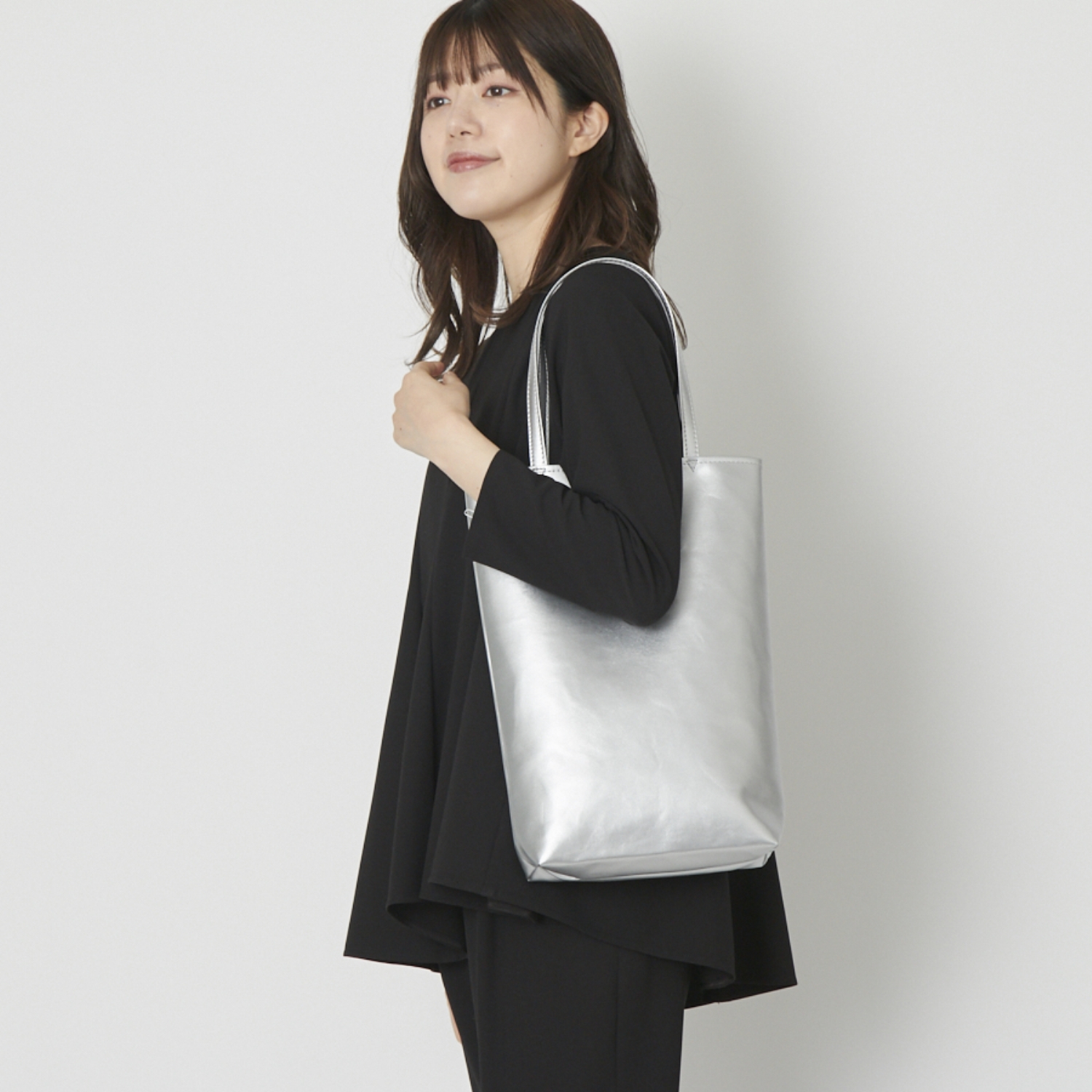 POMTATA/STYLE STORE×POMTATA レザーライクトートバッグ -【当店限定  