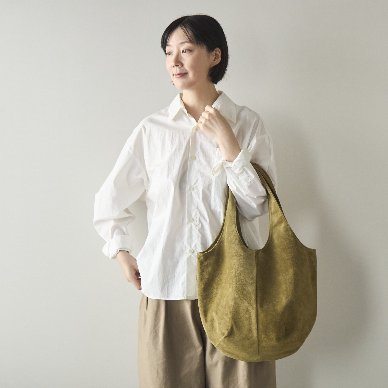 TOKYO LEATHER FACTORY/【受注会限定】洗える革のドロップトートバッグ