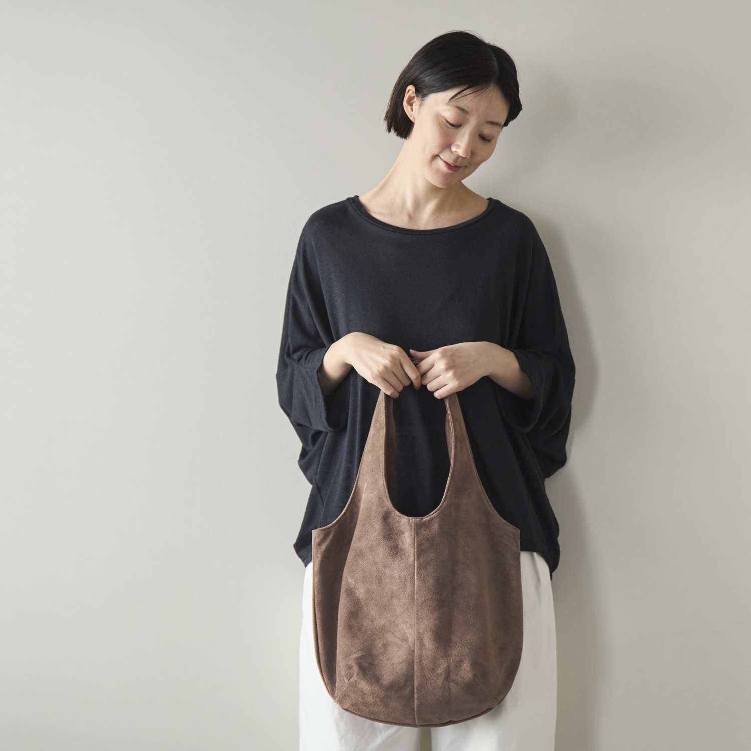TOKYO LEATHER FACTORY/【受注会限定】洗える革のドロップトートバッグ
