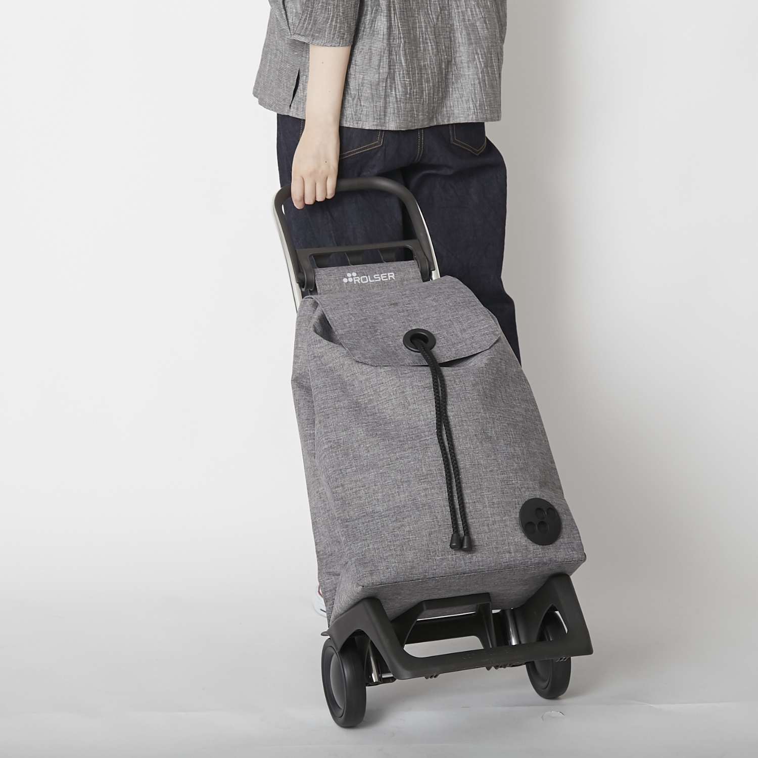 ROLSER/ショッピングカート BABY JOY モノトーン -たっぷり入って重い荷物も楽に運べる、静かなカート - スタイルストア