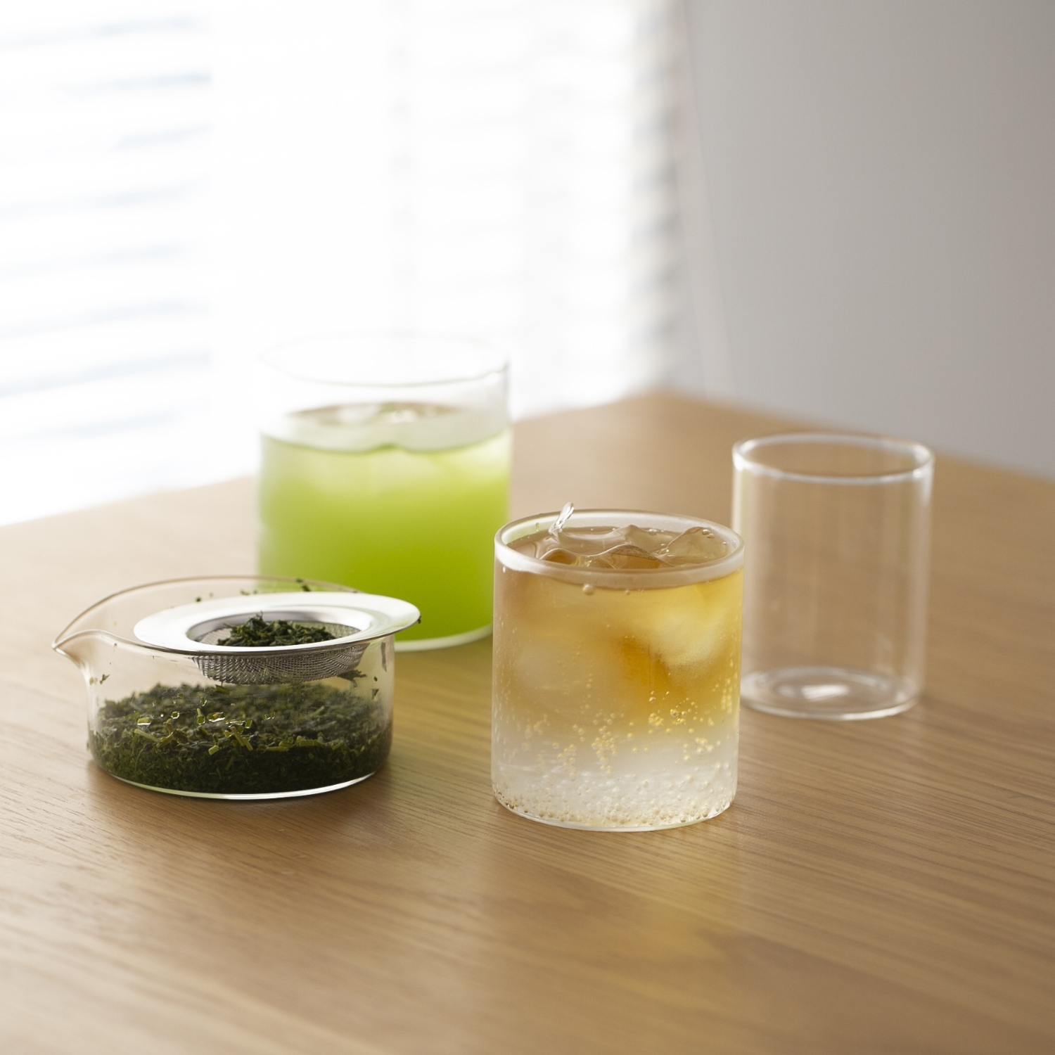 Ocha SURU?/Glass Kyu-su 01 -「茶葉から淹れる」を気軽にする