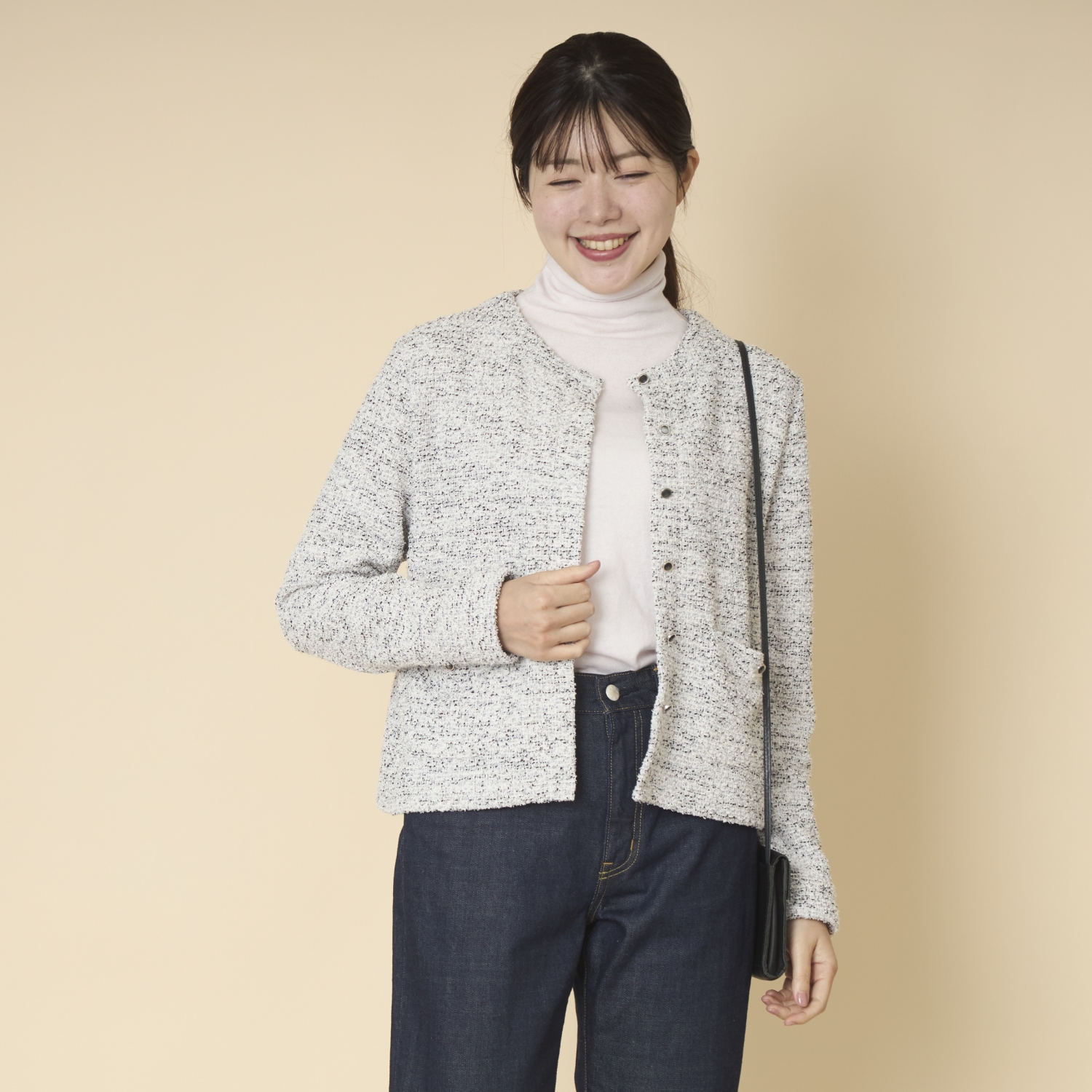 nicholson＆nicholson/オーガニックコットンタートルニット