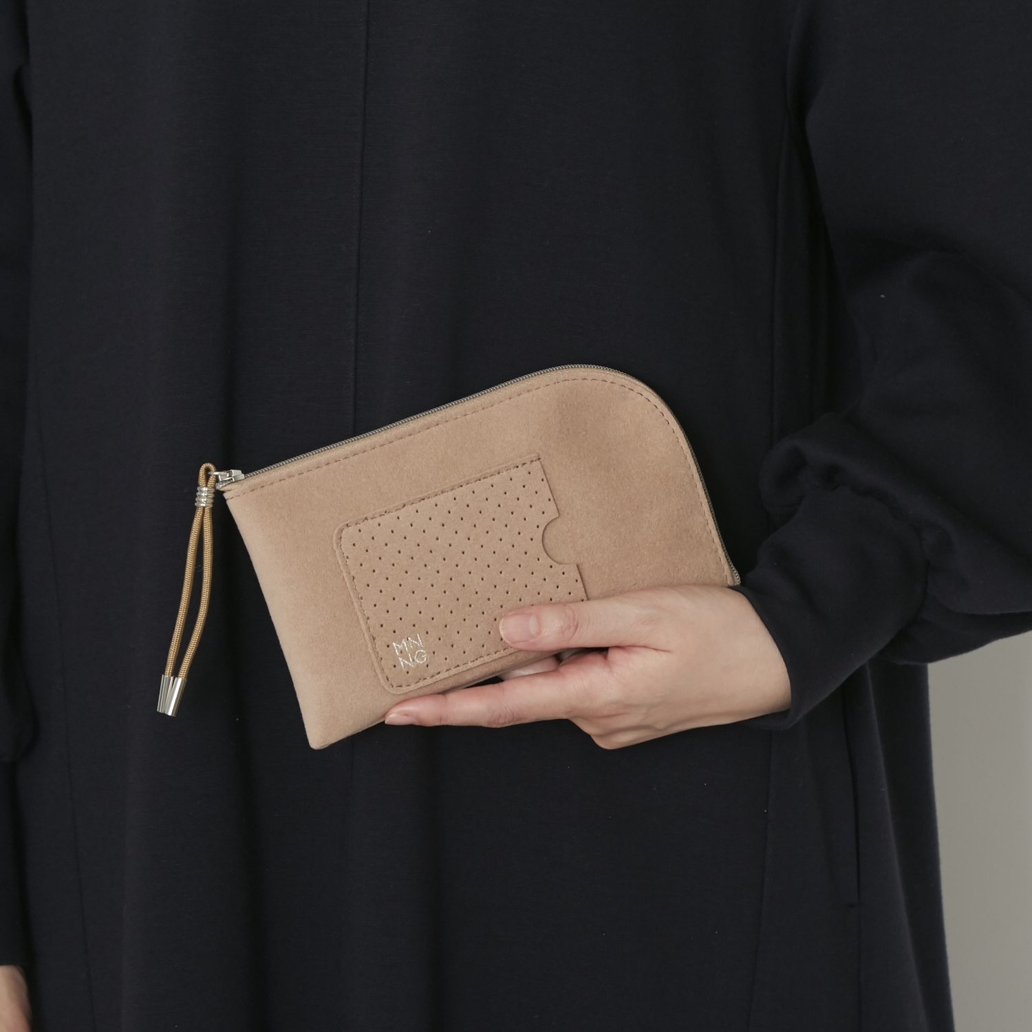 スウェード ロング ウォレット ロエベ LOEWE 財布 長財布 スウェード 