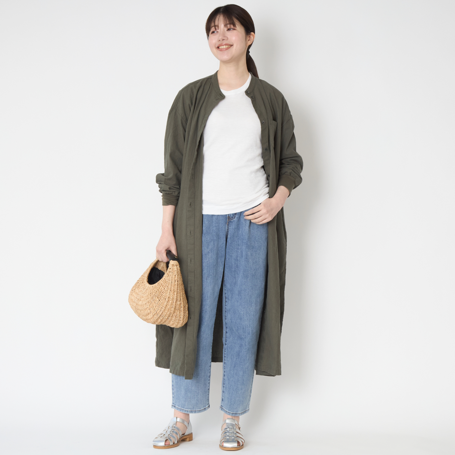 WESTWOOD OUTFITTERS/涼ふわデニムのタックパンツ