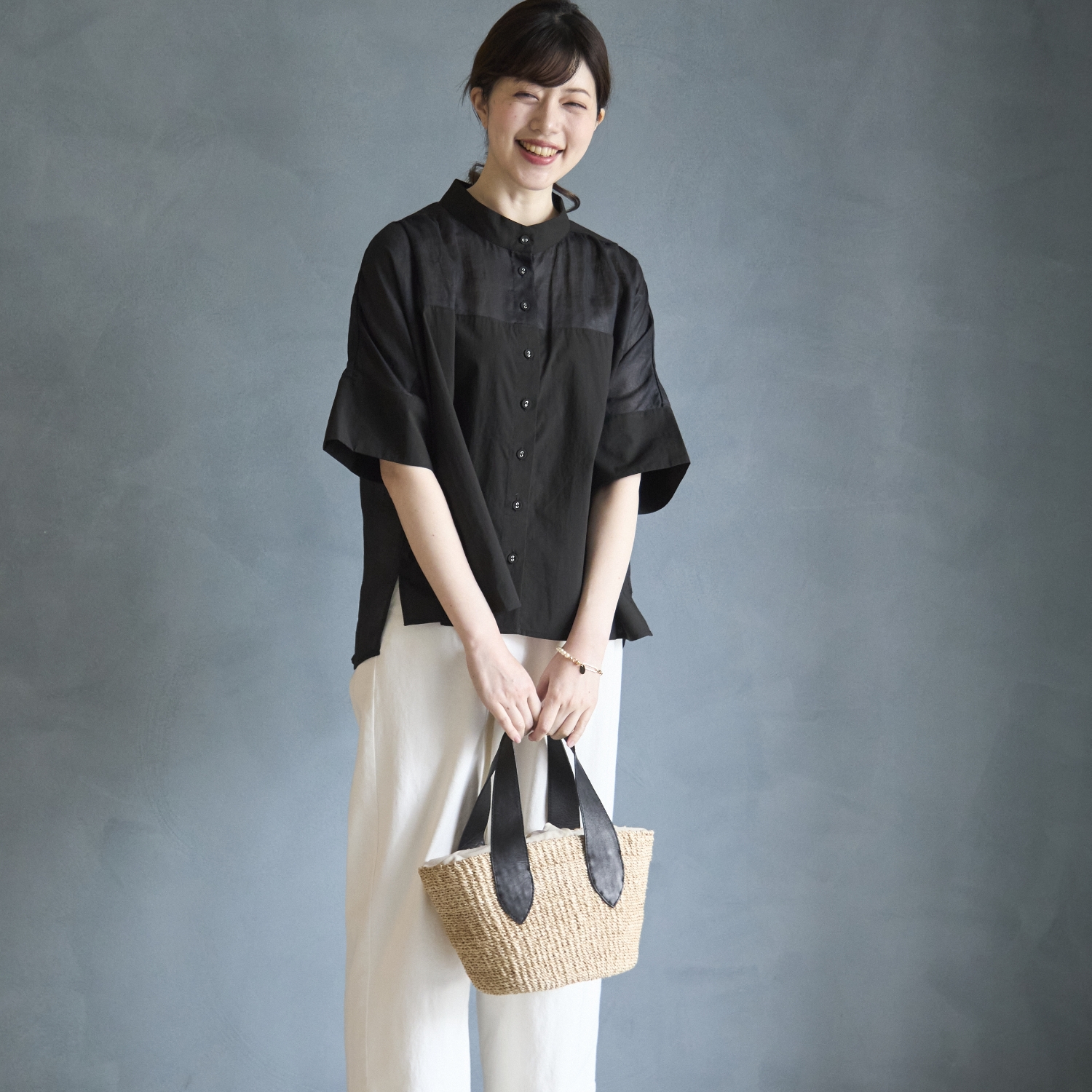 POMTATA/かごバッグ　WUE TOTE