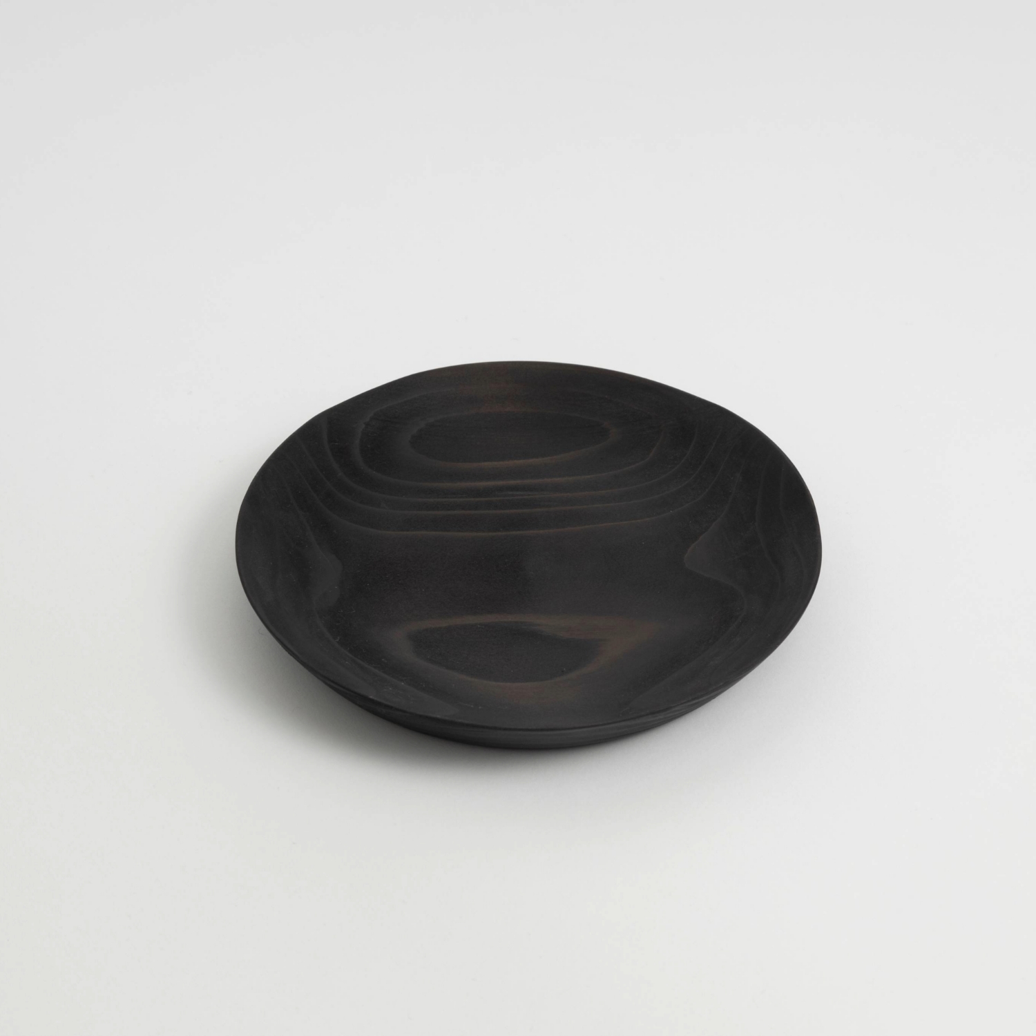 佐藤木材容器/KACOMI 六寸 黒 -秋田杉で作った驚くほど軽い、ガラス