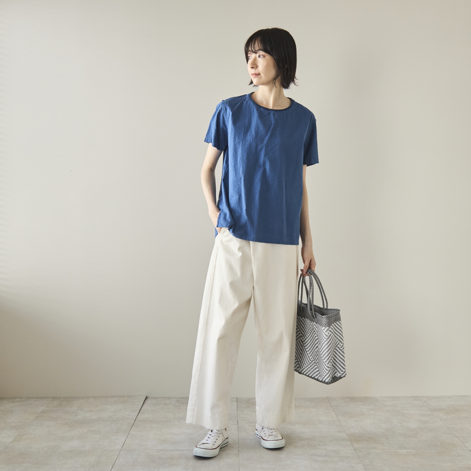 motone/クルーネックシャツ