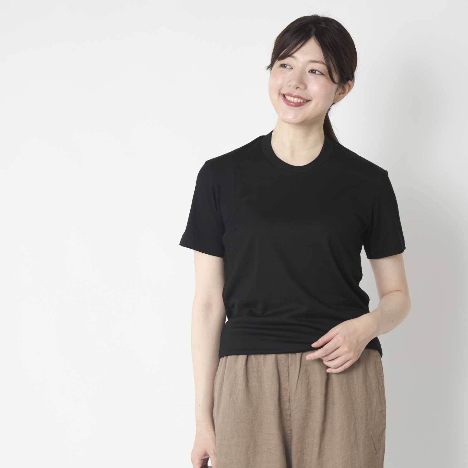 C-one/C HIGH END ウールTシャツ 半袖 -万能機能を持ち合わせた天然 