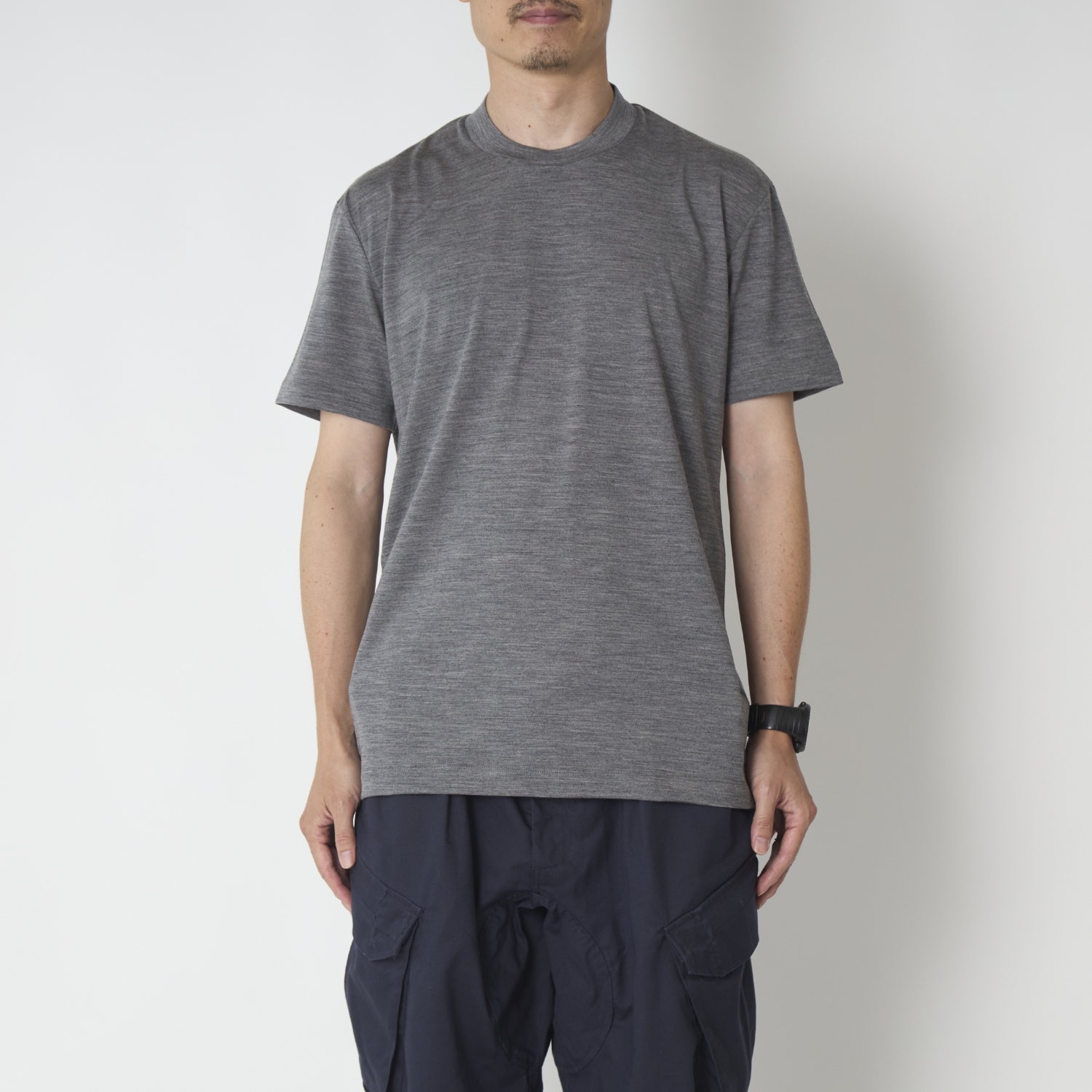 C-one/C HIGH END ウールTシャツ 半袖 -万能機能を持ち合わせた天然 