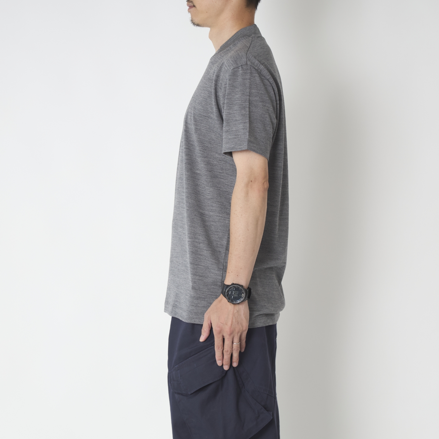 C-one/C HIGH END ウールTシャツ 半袖 -万能機能を持ち合わせた天然 