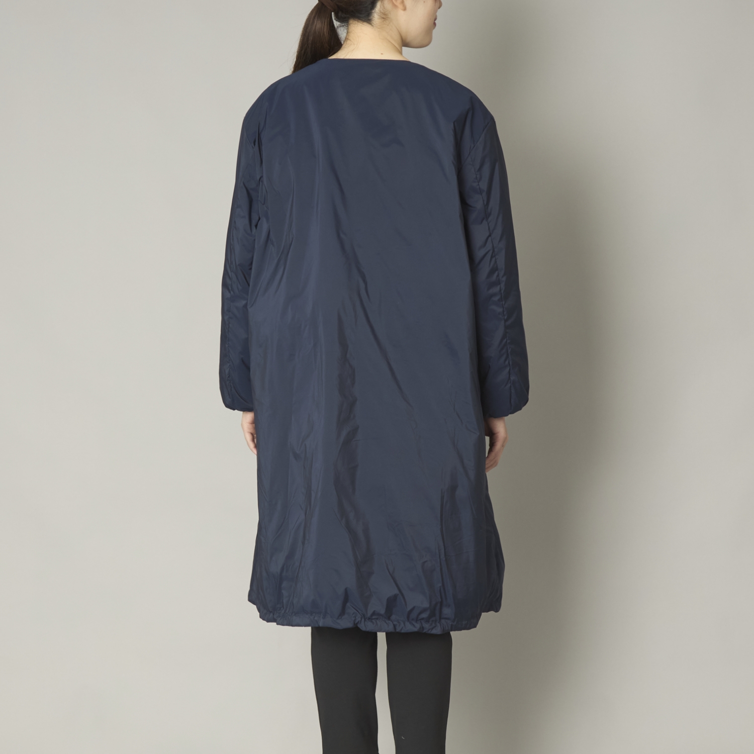 Kilka/家で洗えて羽毛より軽いファイバーダウンコート -軽くてあったか 