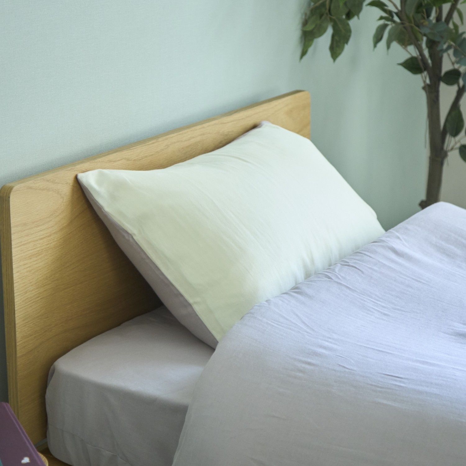 ヒロページ ピローケース ふたえ和晒ガーゼ 43×63cm -やわらかな和晒ガーゼを重ね