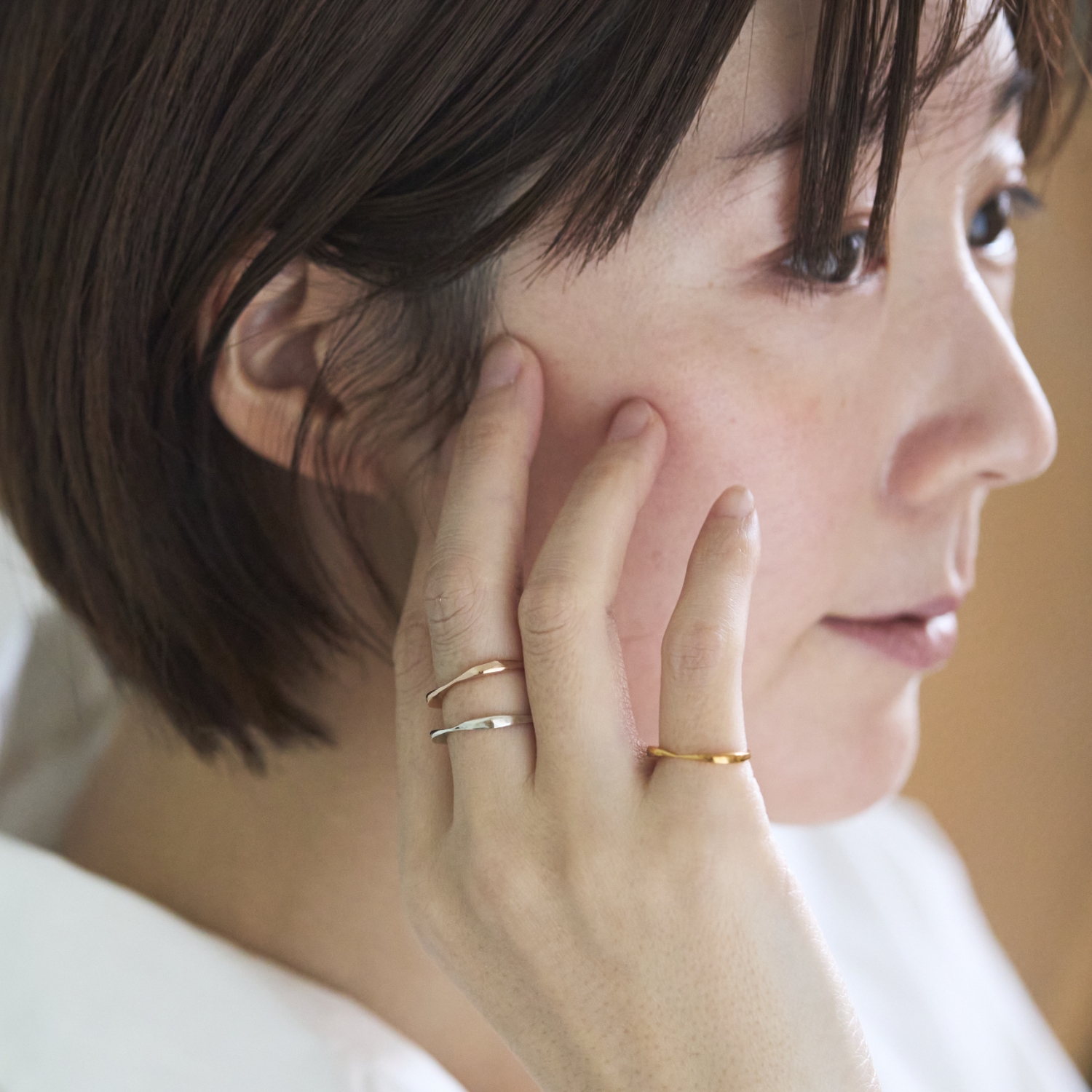 PLAFU/minamo thin ring -水面のように輝きを放つリング - スタイルストア