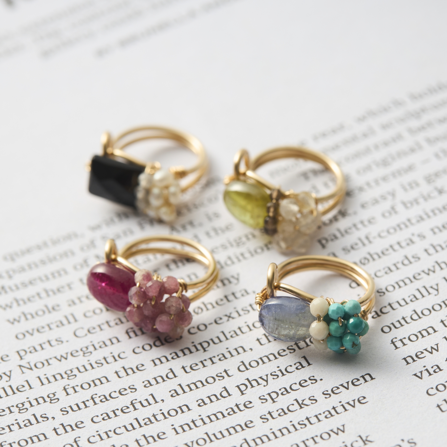 □ハート ラリマー 133□（La mascotte/フィルピンキーリング オニキス  