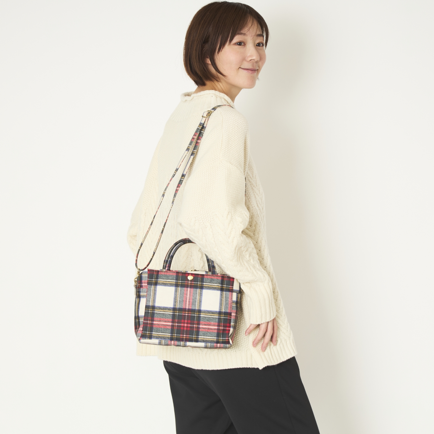 Neutral Gray/ビエラ 2way ショルダーバッグ T　ドレススチュワート