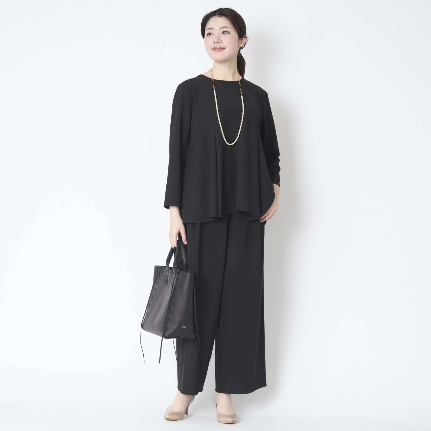 STELLA CIFFON/ウォッシャブルポリエステルのセットアップ（ワイド