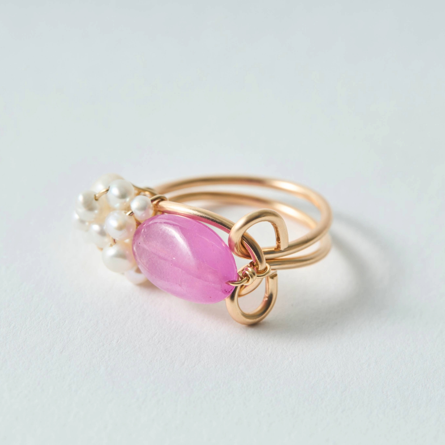 ティーラアースピンクサファイアリング【1点もの】