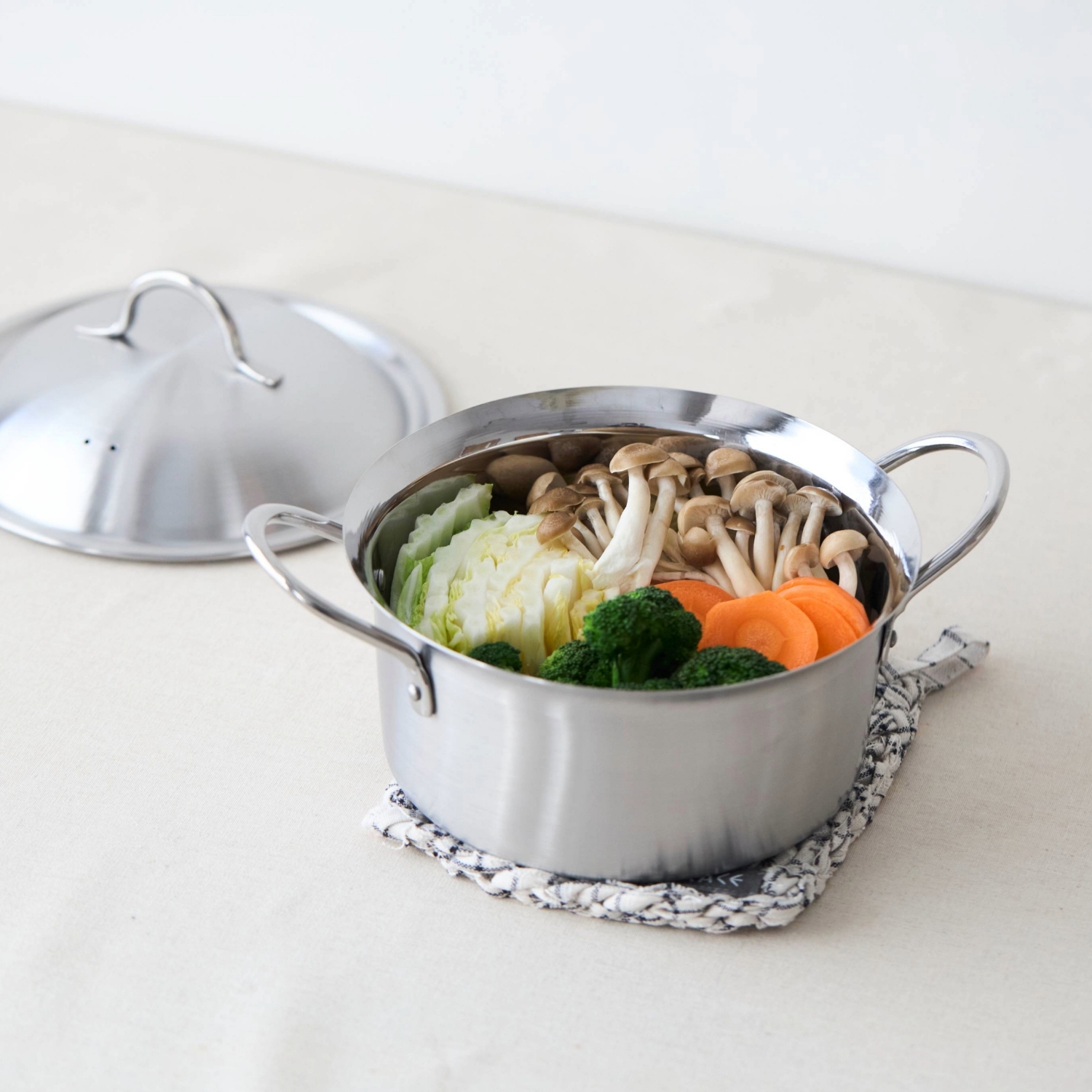 King denji キングデンジ ステンレス 片手鍋 4つセット 片手鍋 IH対応