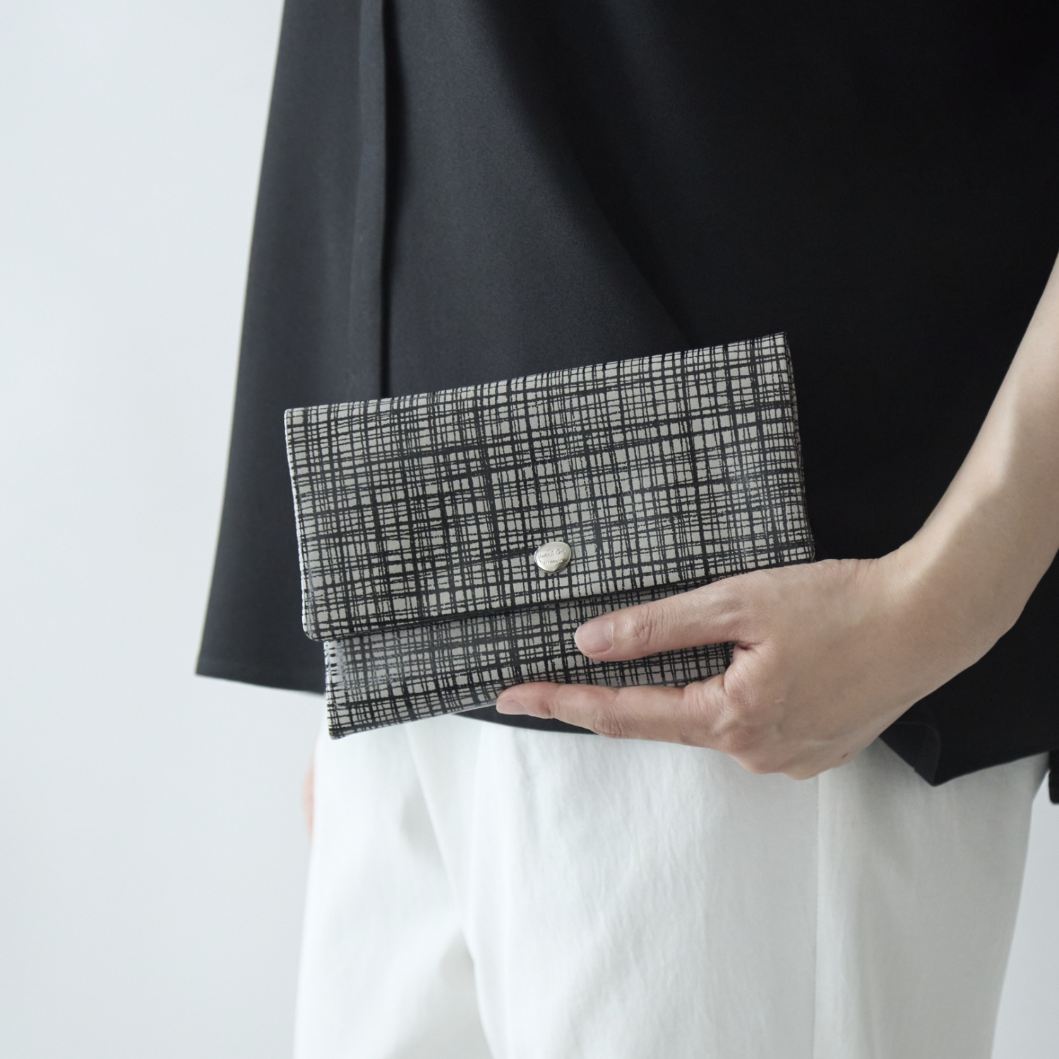 Neutral Gray/ネット　ロングウォレット