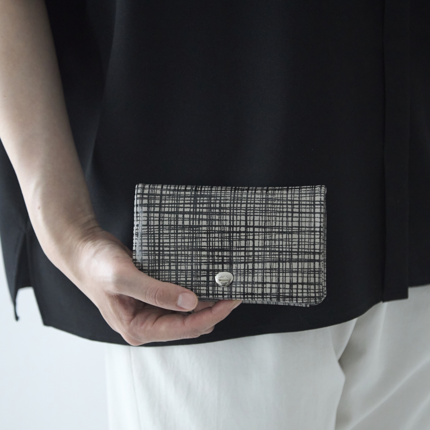 Neutral Gray/ネット　ショートウォレット