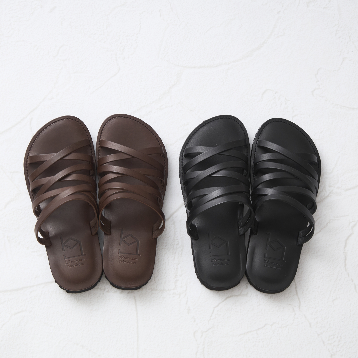b9 collection Kobe/細ヒモミュールサンダル