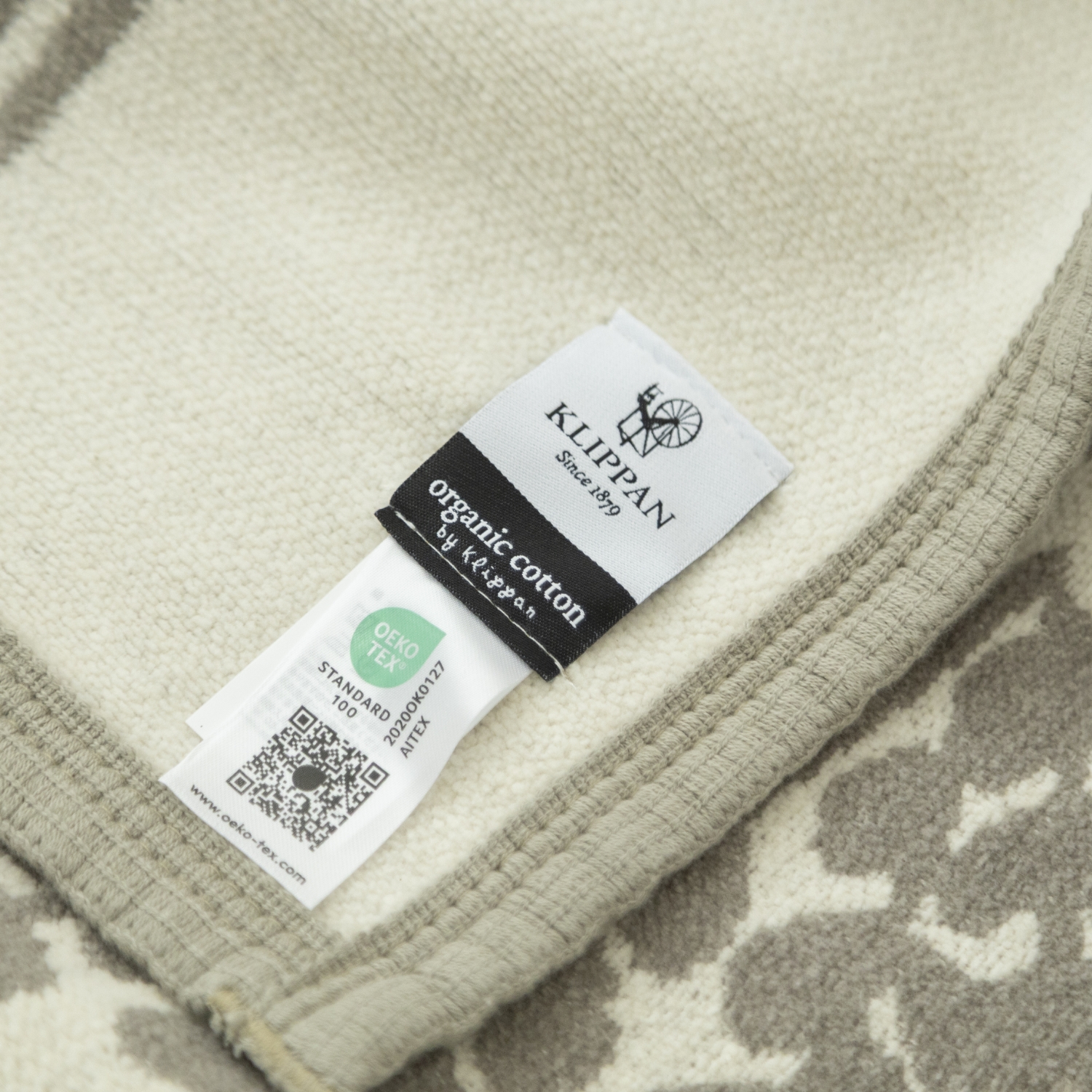 KLIPPAN/mina perhonen シュニールコットン シングルブランケット FOREST SPOON