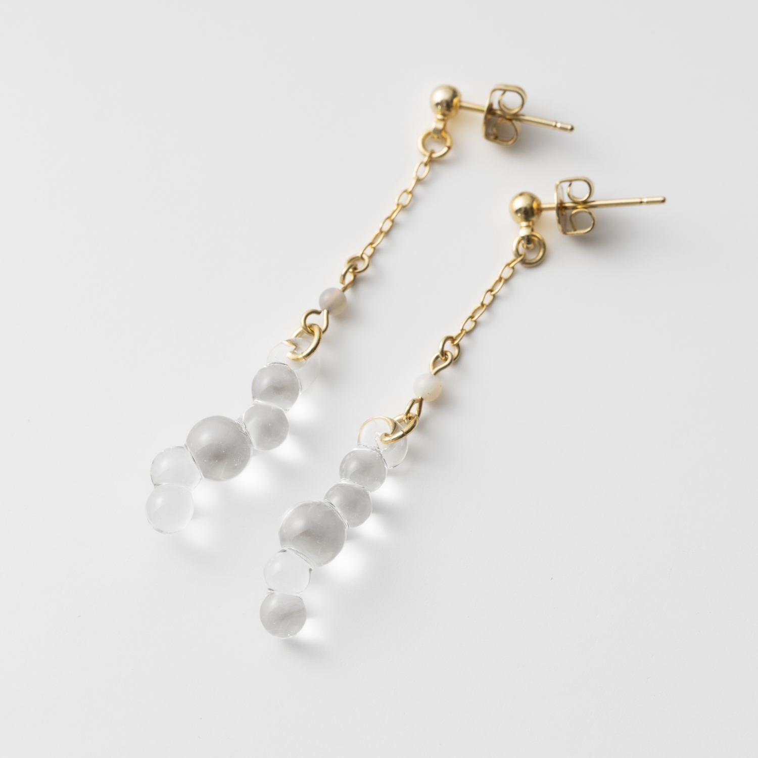 tane/渚 ピアス -軽量ガラスの涼し気なピアス - スタイルストア