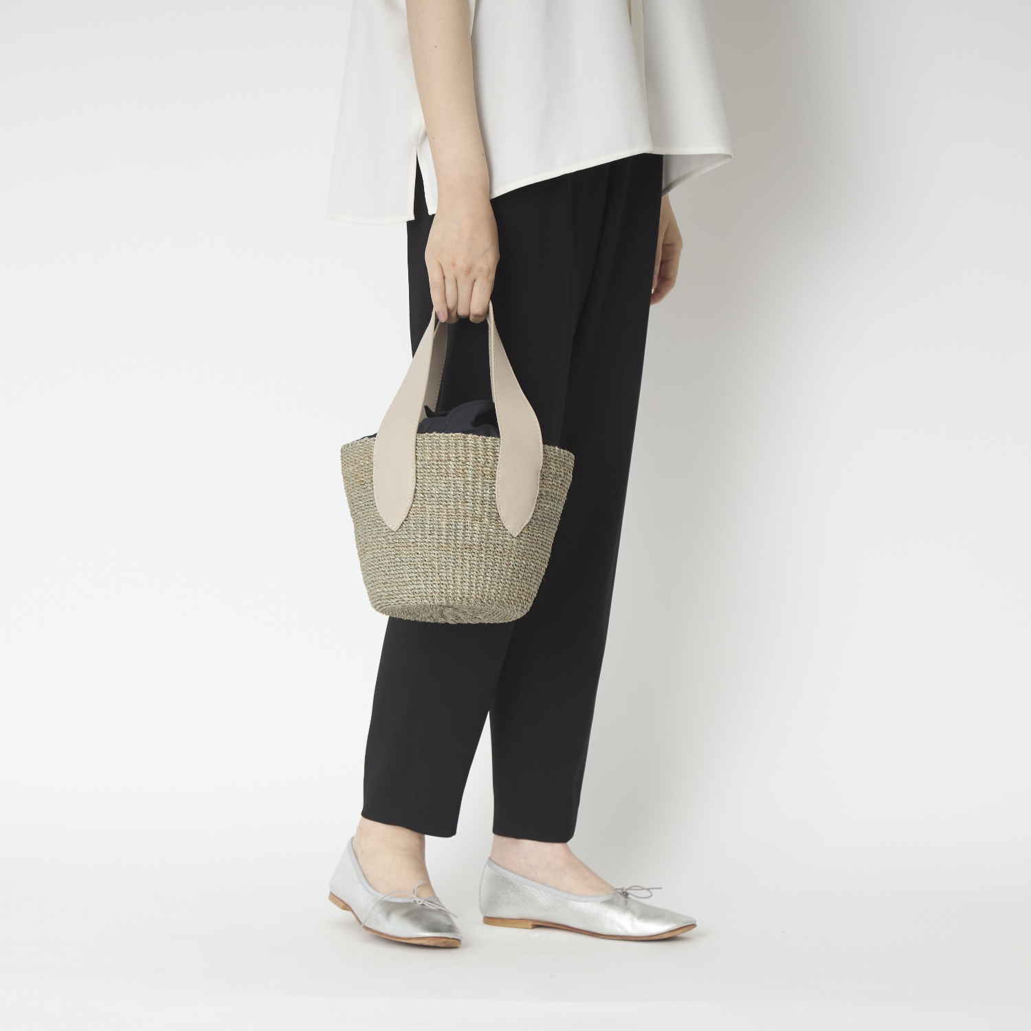 POMTATA/かごバッグ WUE TOTE XS