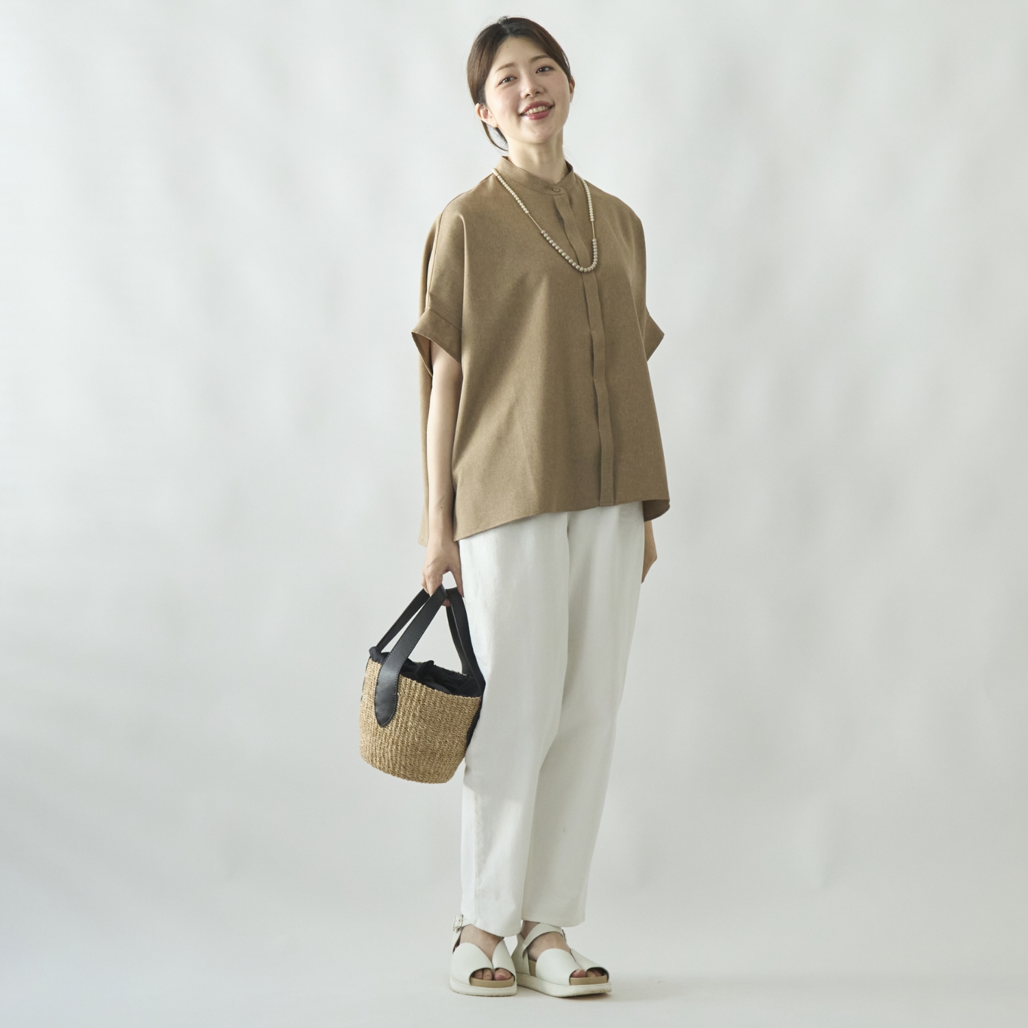 POMTATA/かごバッグ WUE TOTE XS