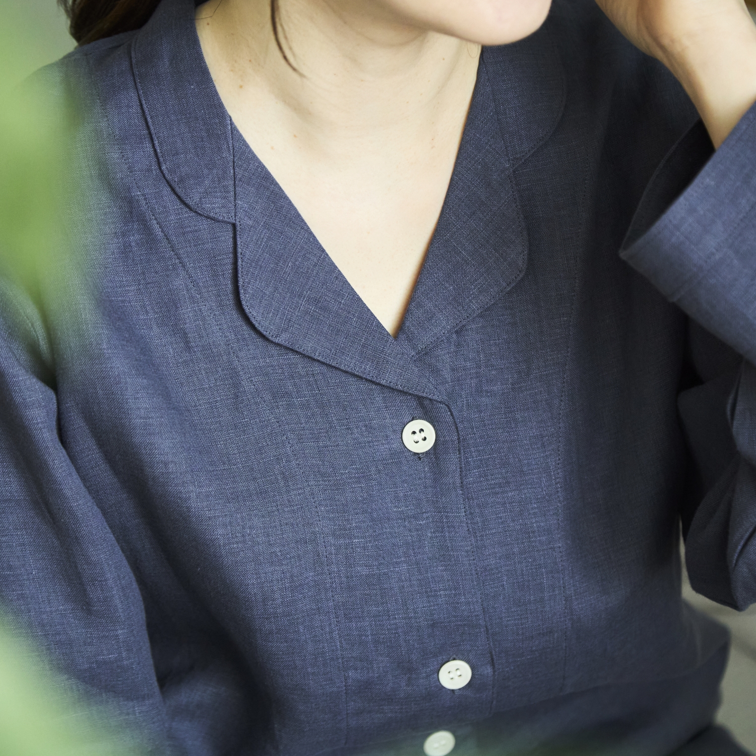 LINEN & BASIC/リネンパジャマ レディース