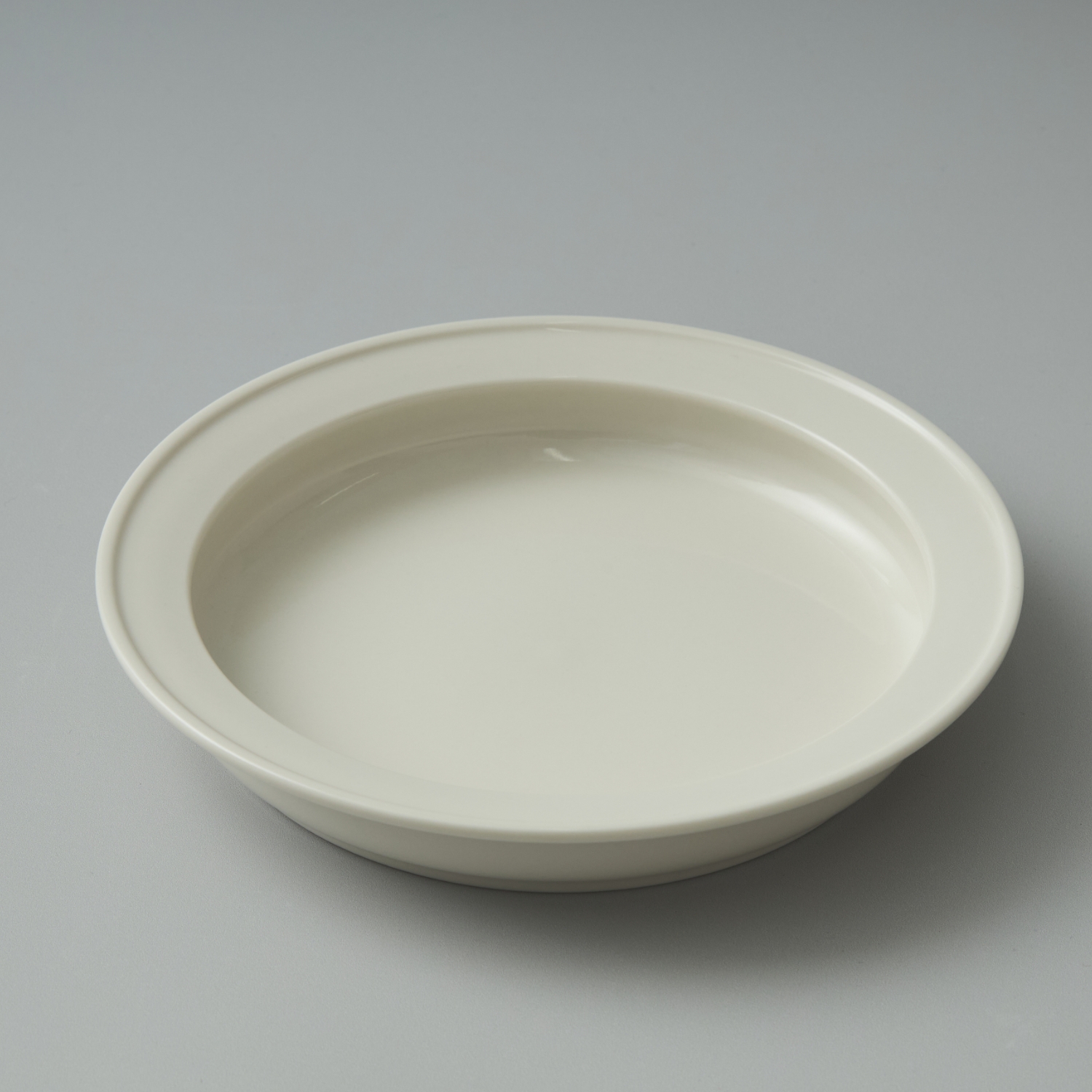 デザインモリコネクション/すくいやすいうつわ 19cm -最後まできれいに