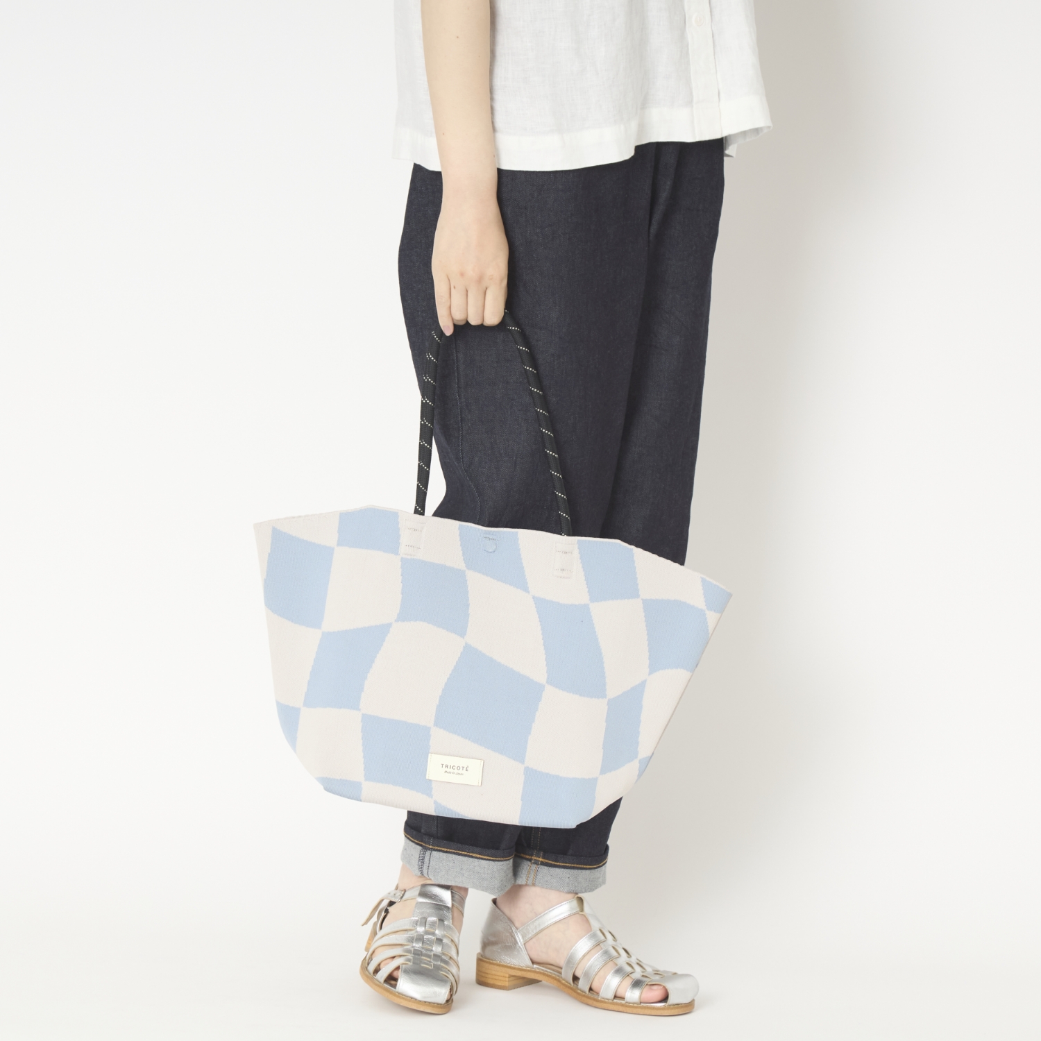 TRICOTE/FLOW BLOCK CHECK BAG